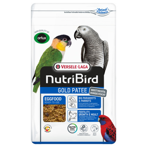 NutriBird Gold Patee Grote Parkieten & Papegaaien 10kg