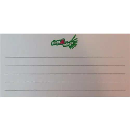 Kaartje voor ID-houder (10 stuks)