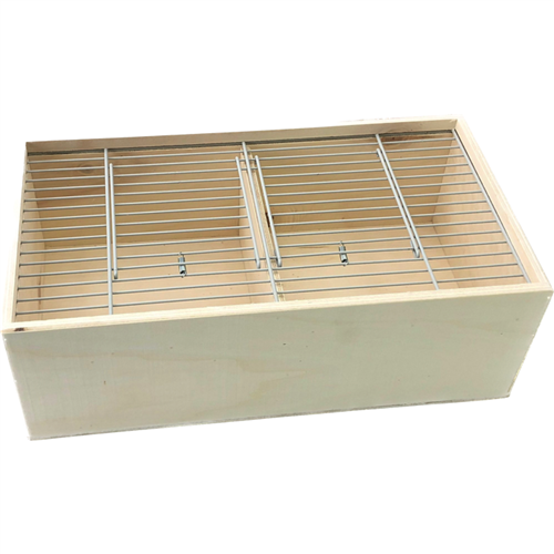 Vervoerskist open middel 2-vaks